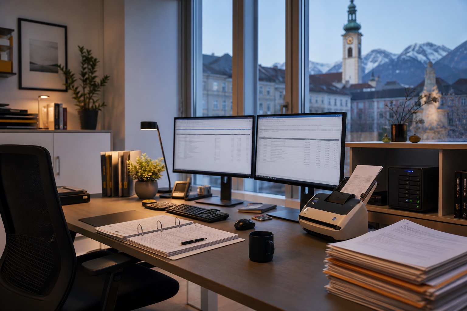 Sicherer digitaler Arbeitsplatz in einer Steuerberatungskanzlei